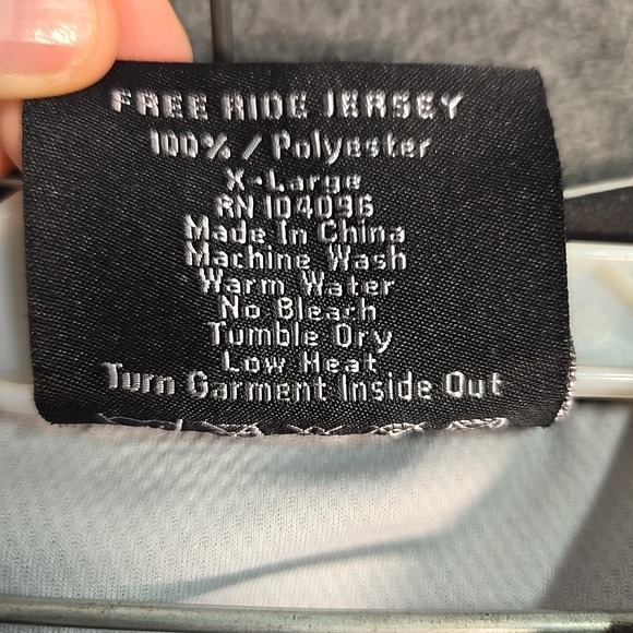 Fly Racing Free Ride Jersey Mens XL Black Gray Racing Motocross ATV Dirtbike - Picture 8 of 10